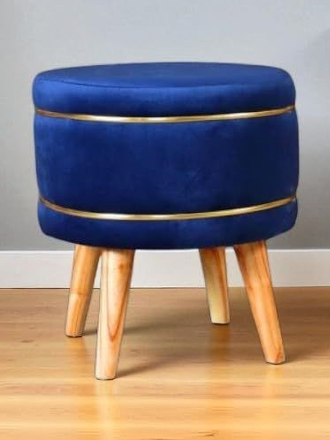 Shadowkart Blue Round Ottomans-picture-10