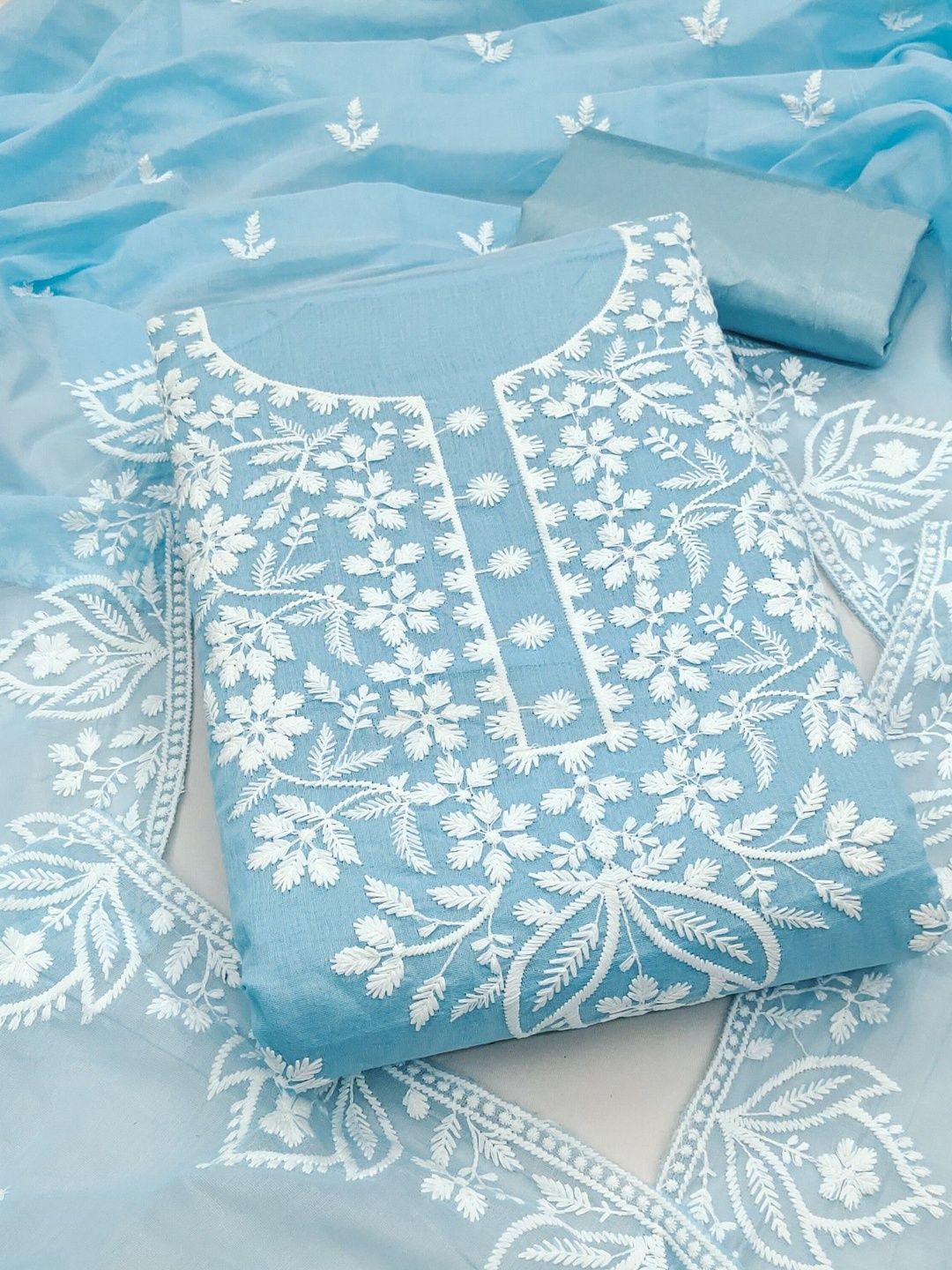 KALINI Embroidered Unstitched Dress Material-picture-28