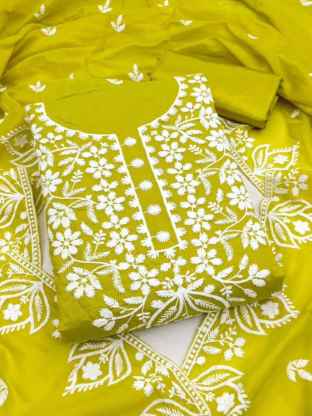KALINI Embroidered Unstitched Dress Material-picture-29