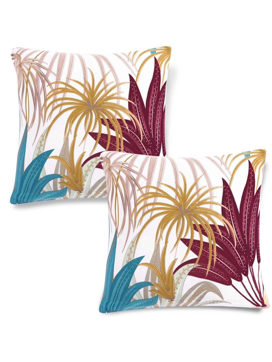 HOKIPO Set of 2 Square Cushion Covers-picture-42