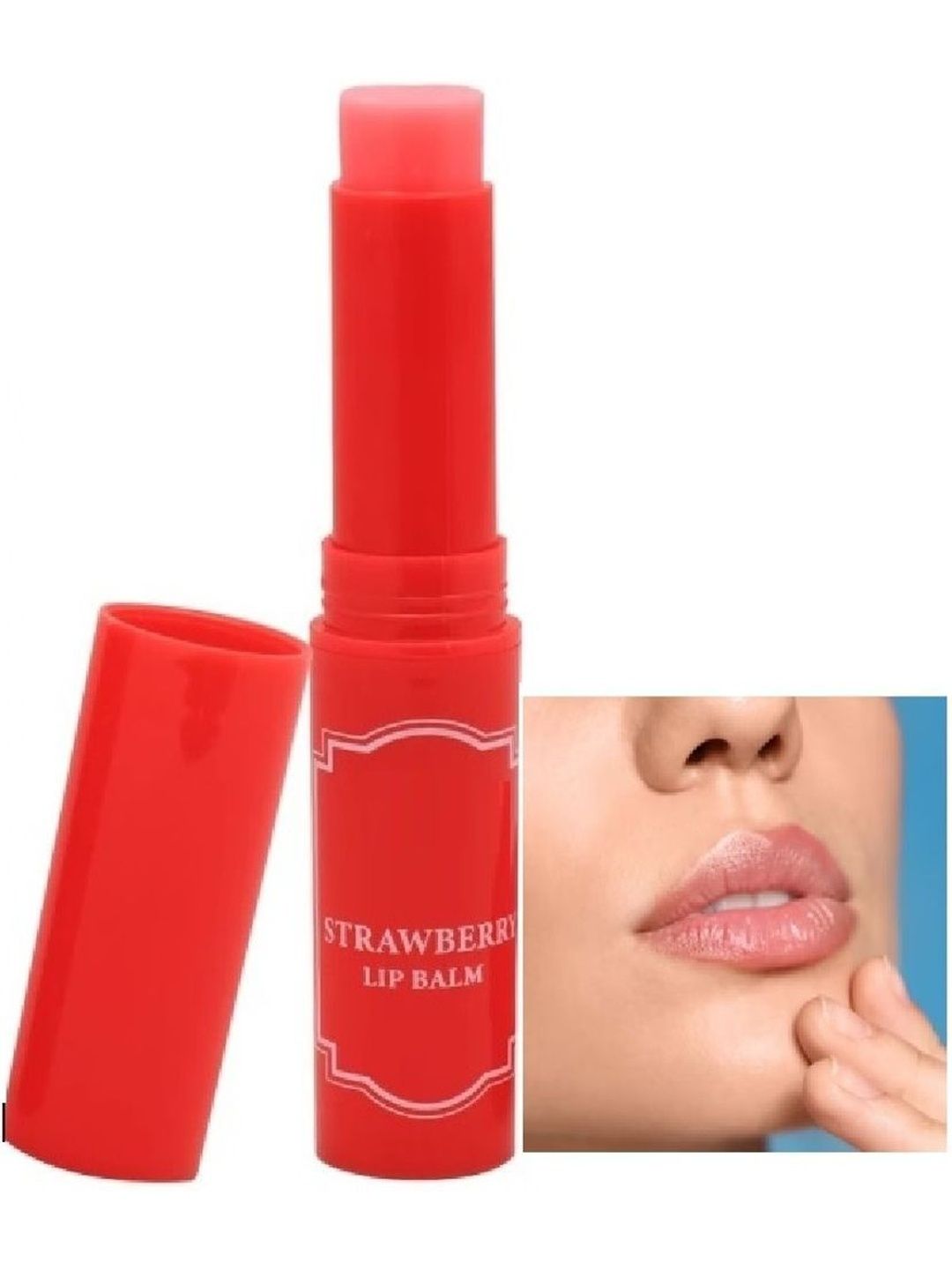 Jiwoo Strawberry Lip Balm For 24hrs Nourishing Lips - Pink-image-17