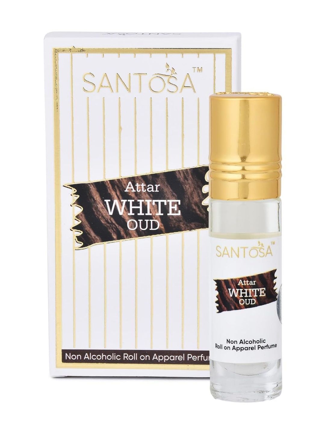 Santosa White Oud Long Lasting Premium Attar - 6ml-picture-25