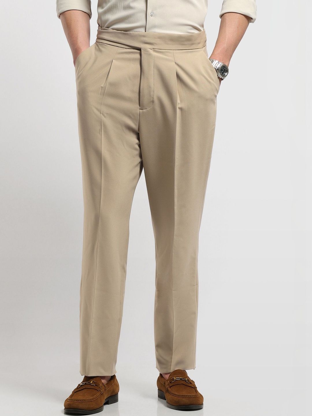 Arrow New York Men Pleated Trousers-picture-31