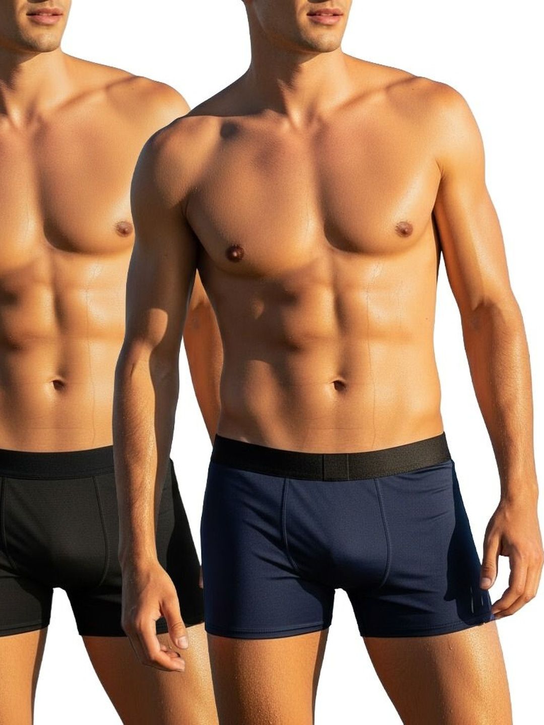 LONDON STREETS Pack of 2 Cotton Solid Trunks-picture-11