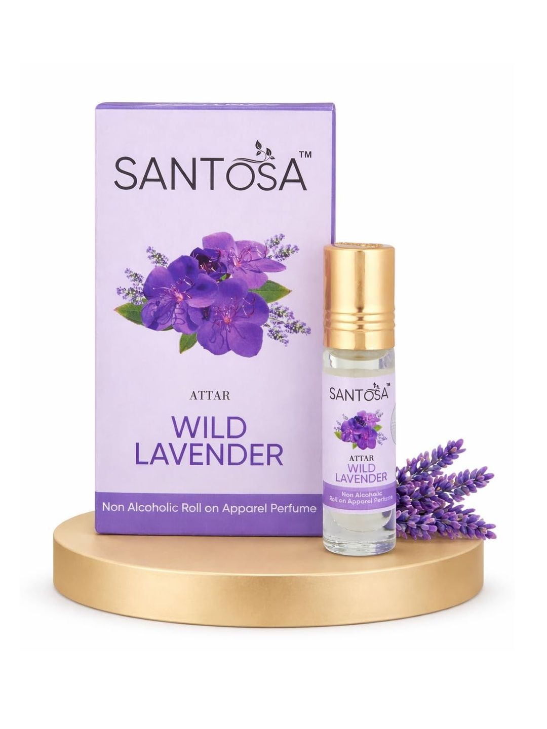 Santosa Wild Lavender Long Lasting Premium Attar - 6ml-picture-44