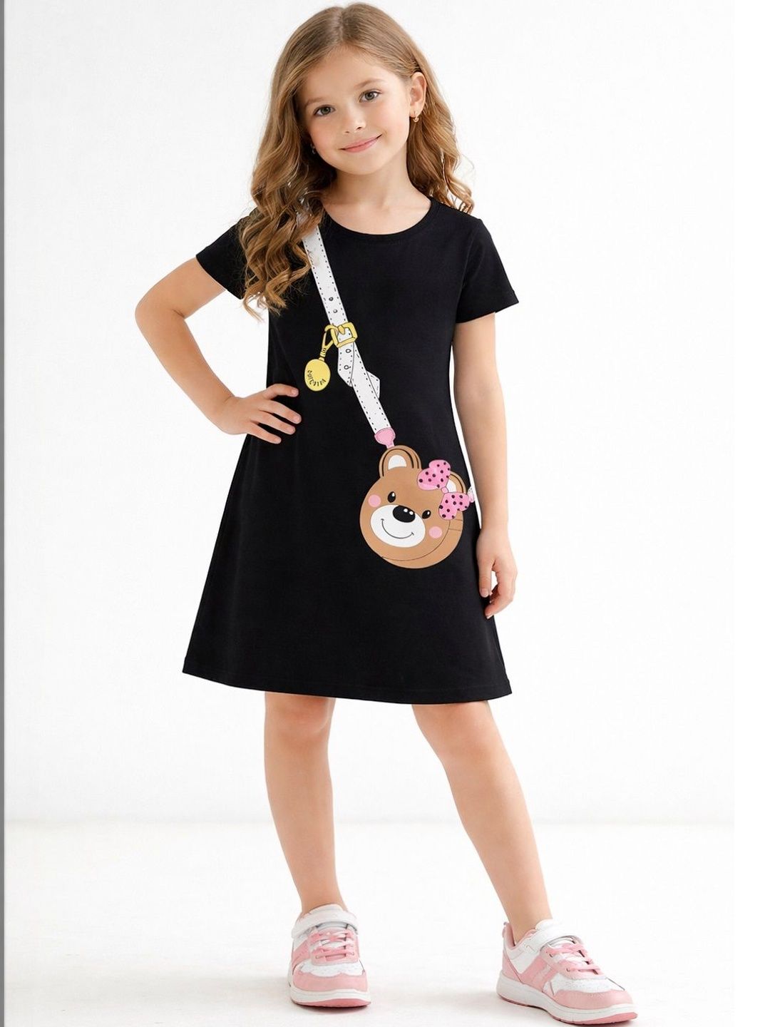 YK Girls Printed Nightdress-picture-33