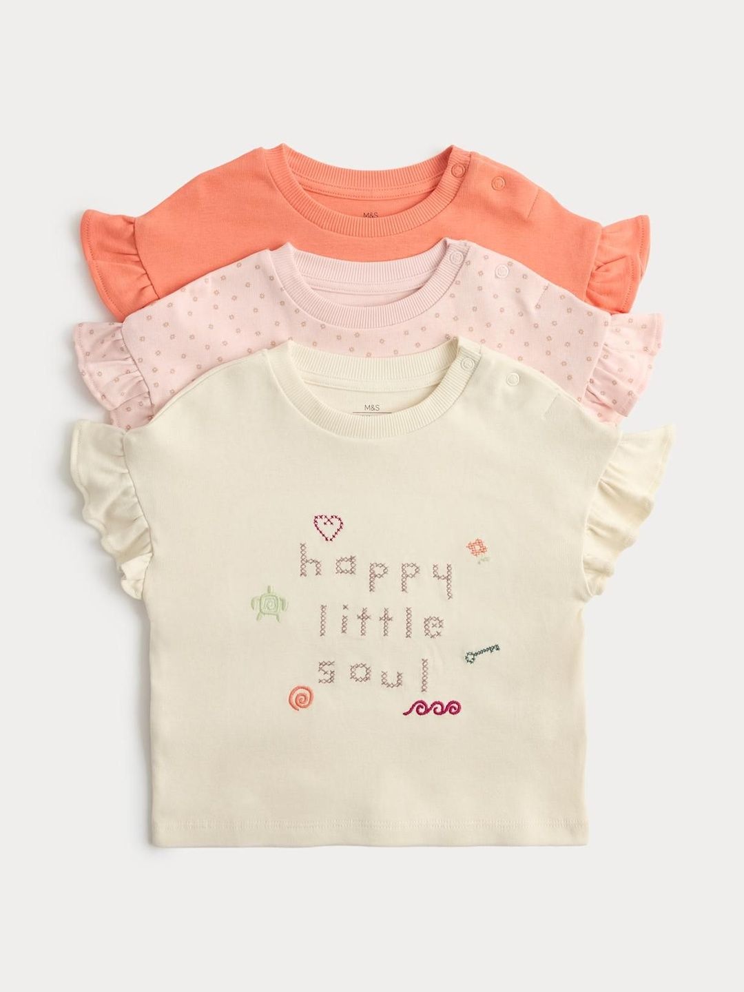 Marks & Spencer Girls Cotton Tops-picture-29