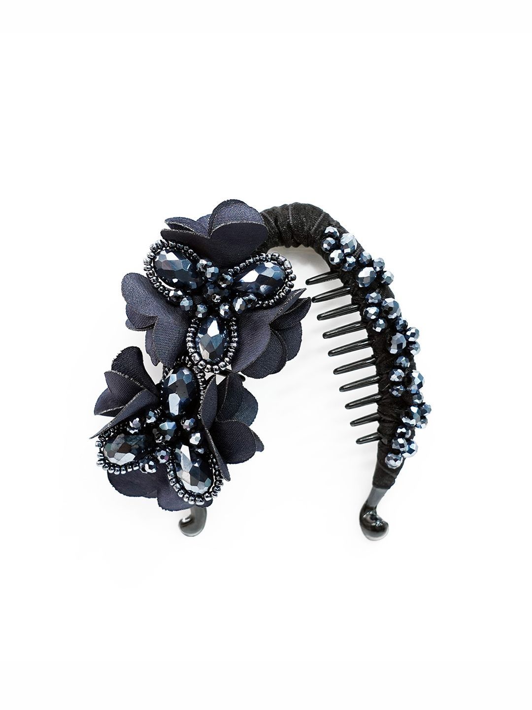 Bellaluxe By Nirat Women Embellished Banana Clip-image-4