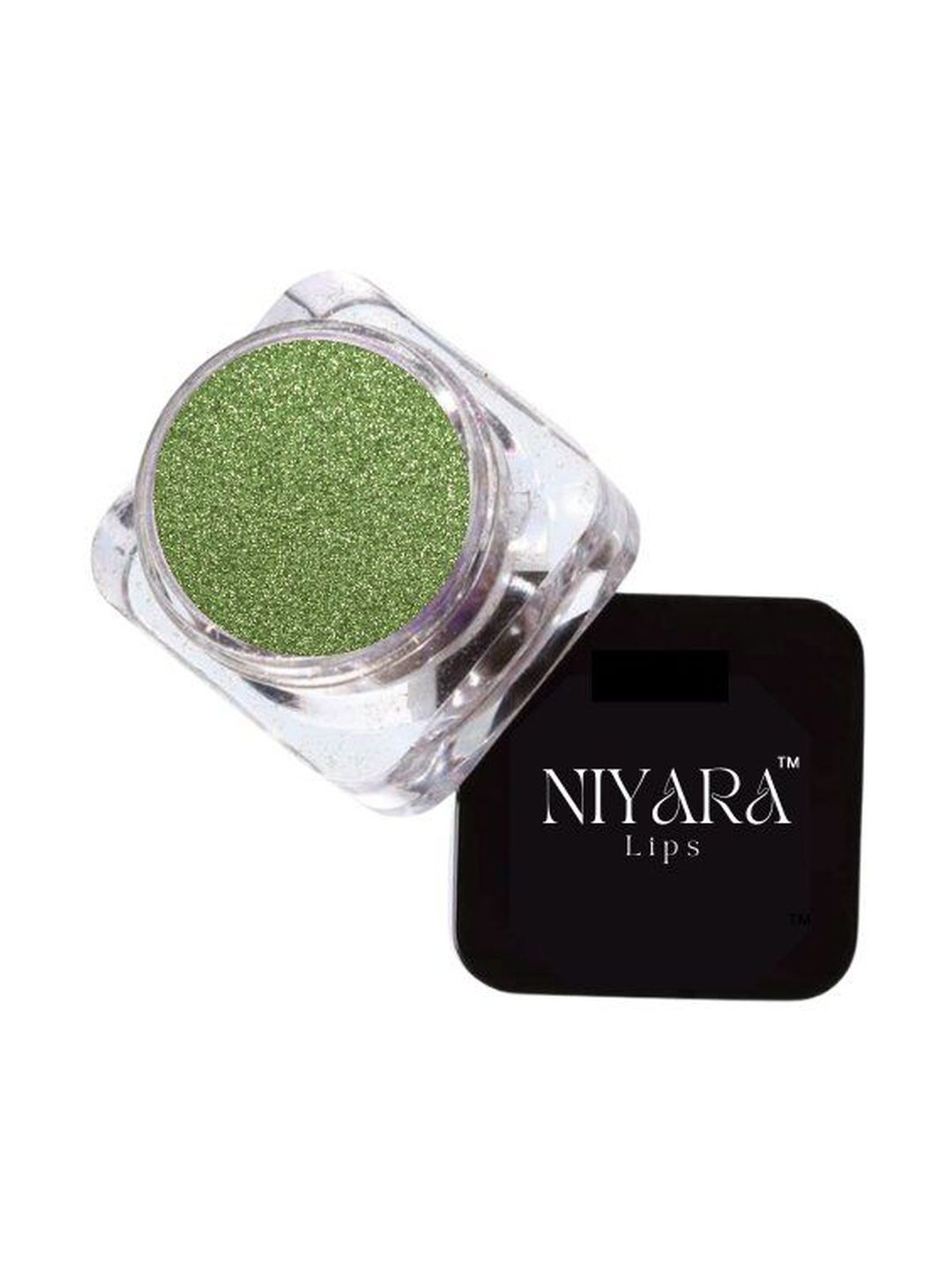 Niyara Lips Long-Lasting Ultra-Fine Glitter Eyeshadow - 7 g - Olive Green-image-2
