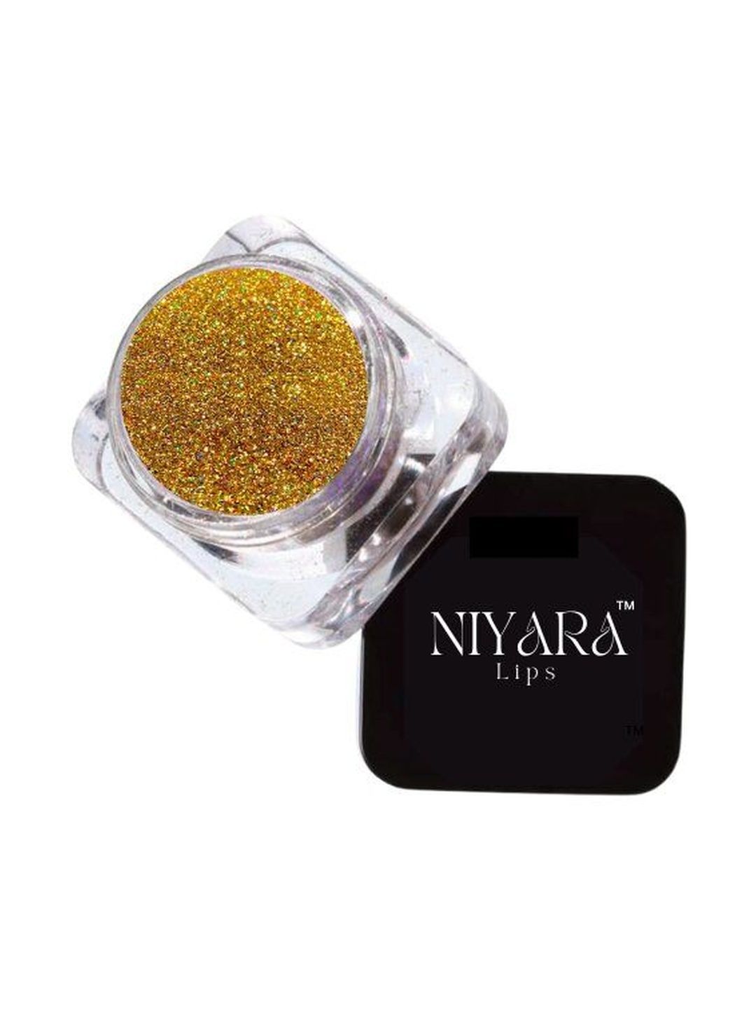 Niyara Lips Long-Lasting Glitter Eyeshadow - 50 g - Golden Rainbow - Holographic-image-47