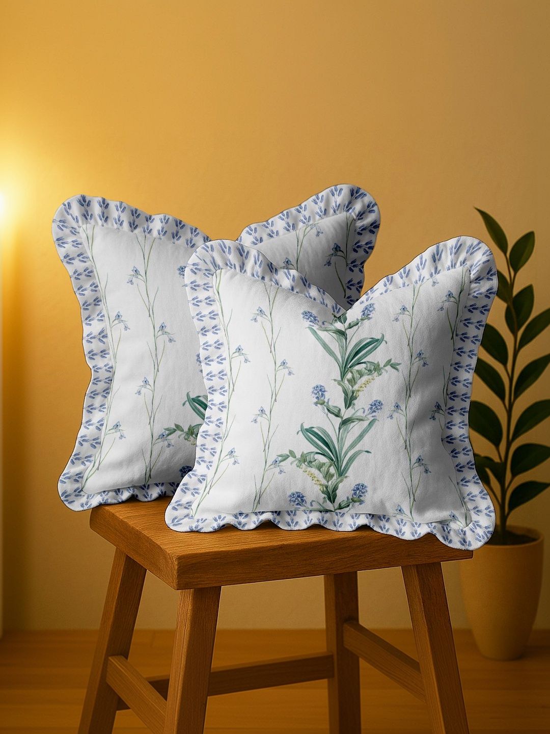 Vargottam White Set of 2 Square Cushion Covers-picture-14