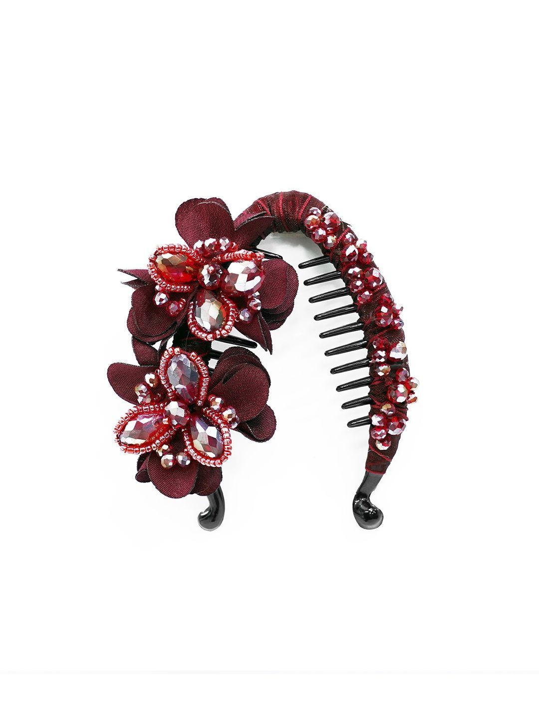 Bellaluxe By Nirat Women Embellished Banana Clip-image-11
