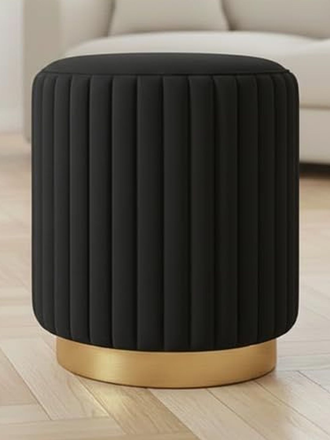 Shadowkart Black Round Ottomans-image-27