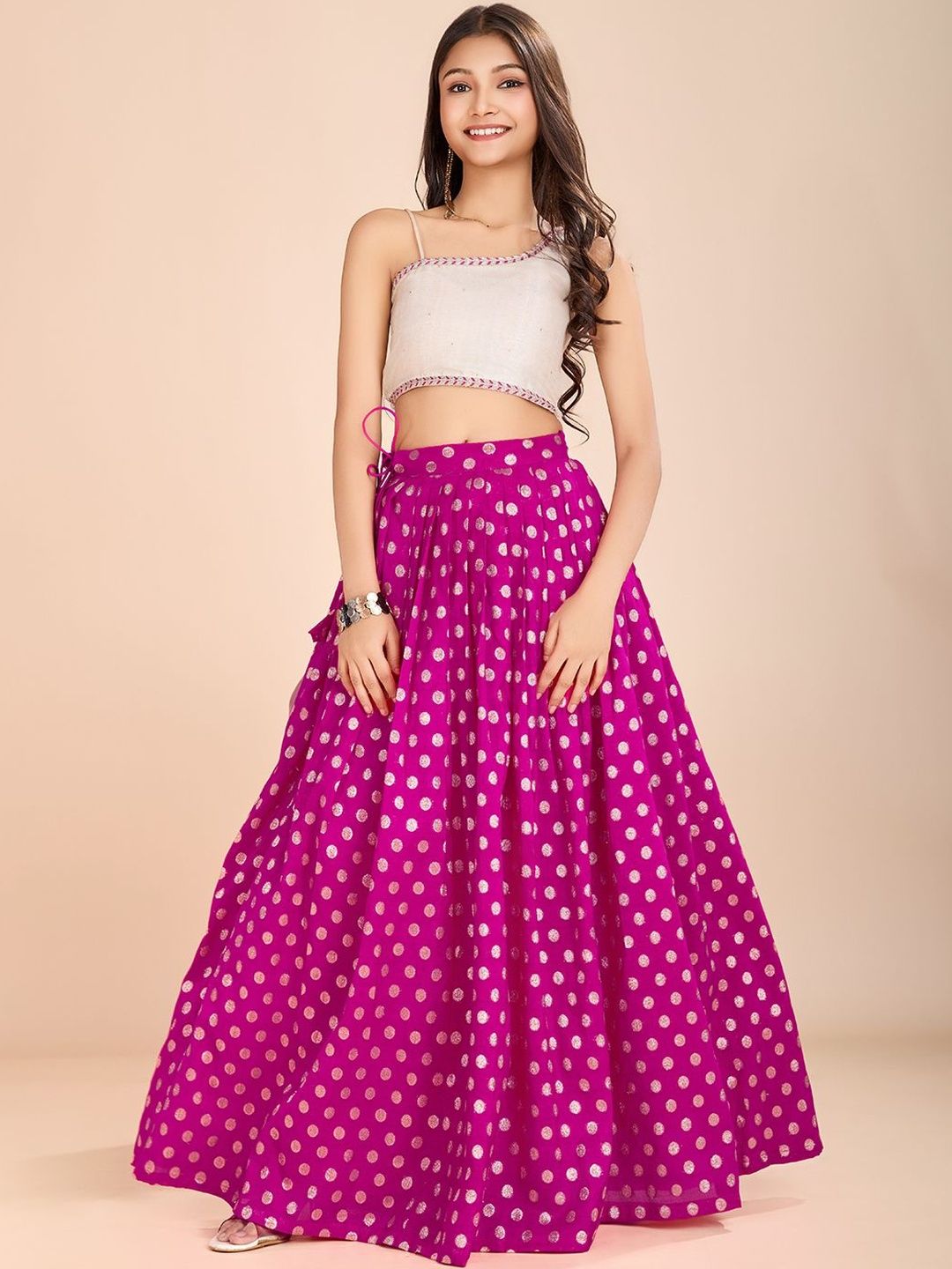 Tasarika Girls Embellished Ready to Wear Lehenga &-picture-55