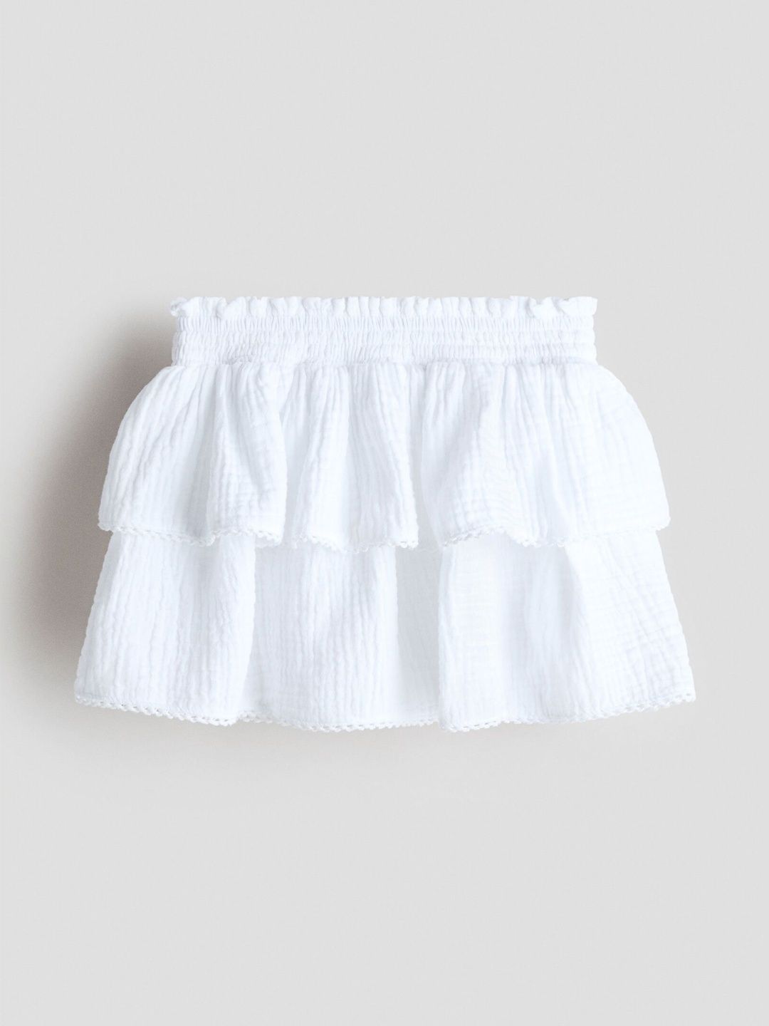 H&M Girls Tiered Pure Cotton Skirt-picture-26