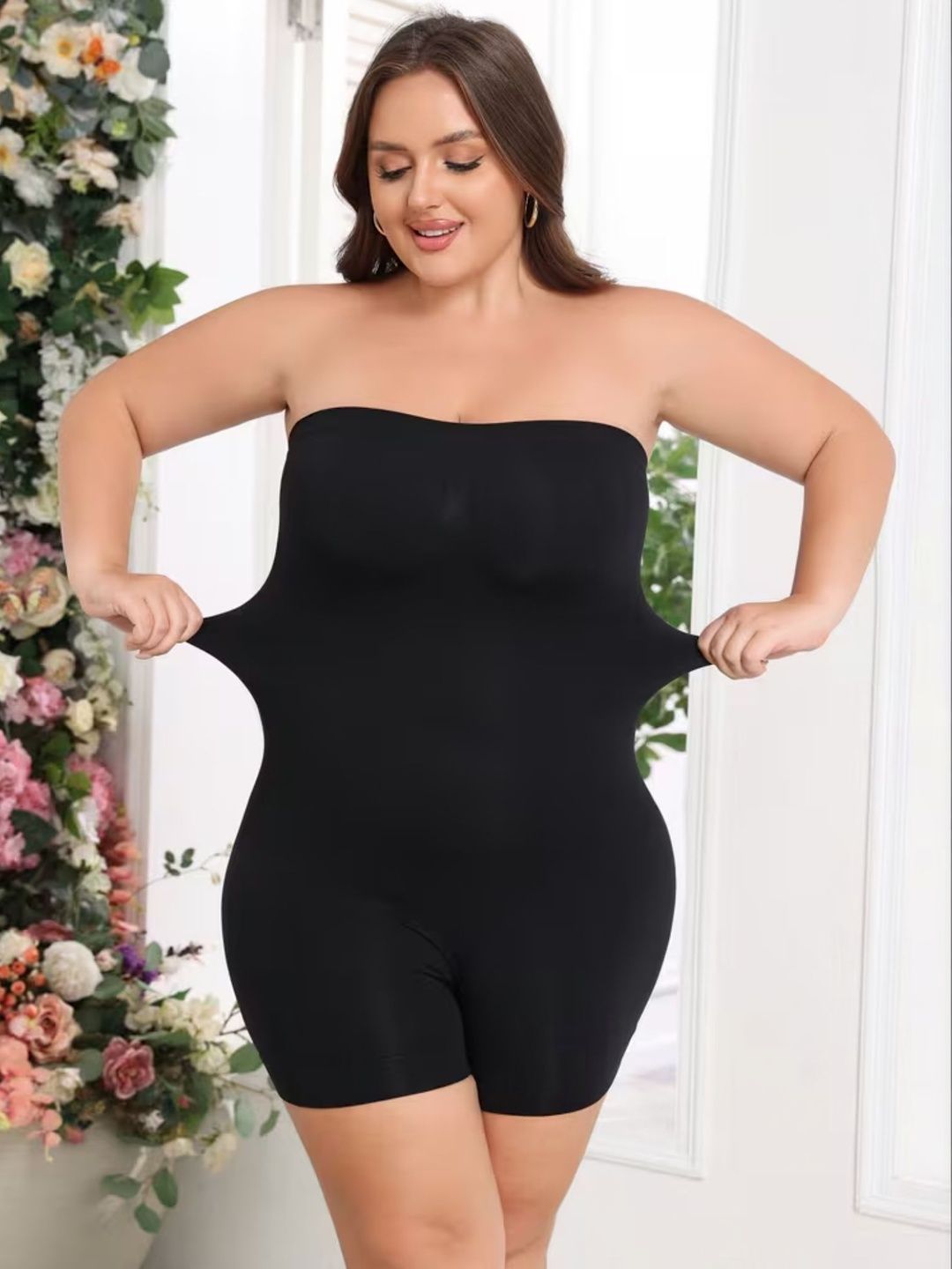 DHANDAI FASHION Pack Of 2 Seamless High-Rise Tummy & Thigh Shapewear-image-18
