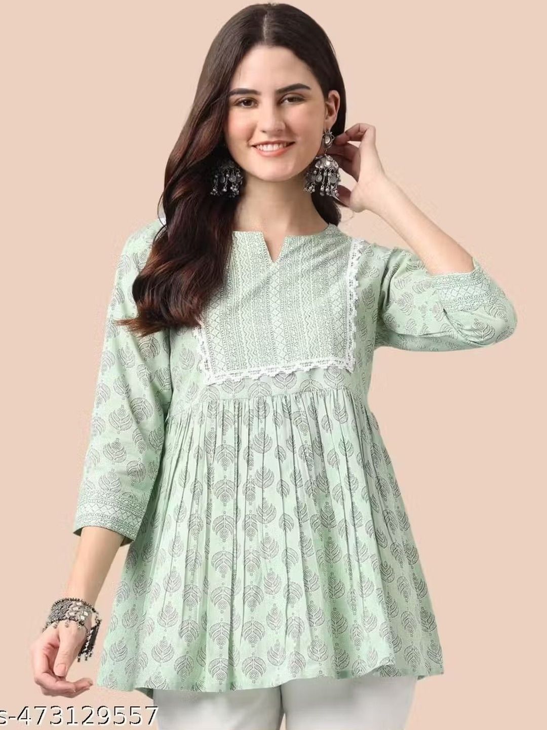 Moda Rapido Viscose Rayon Tunic-image-2