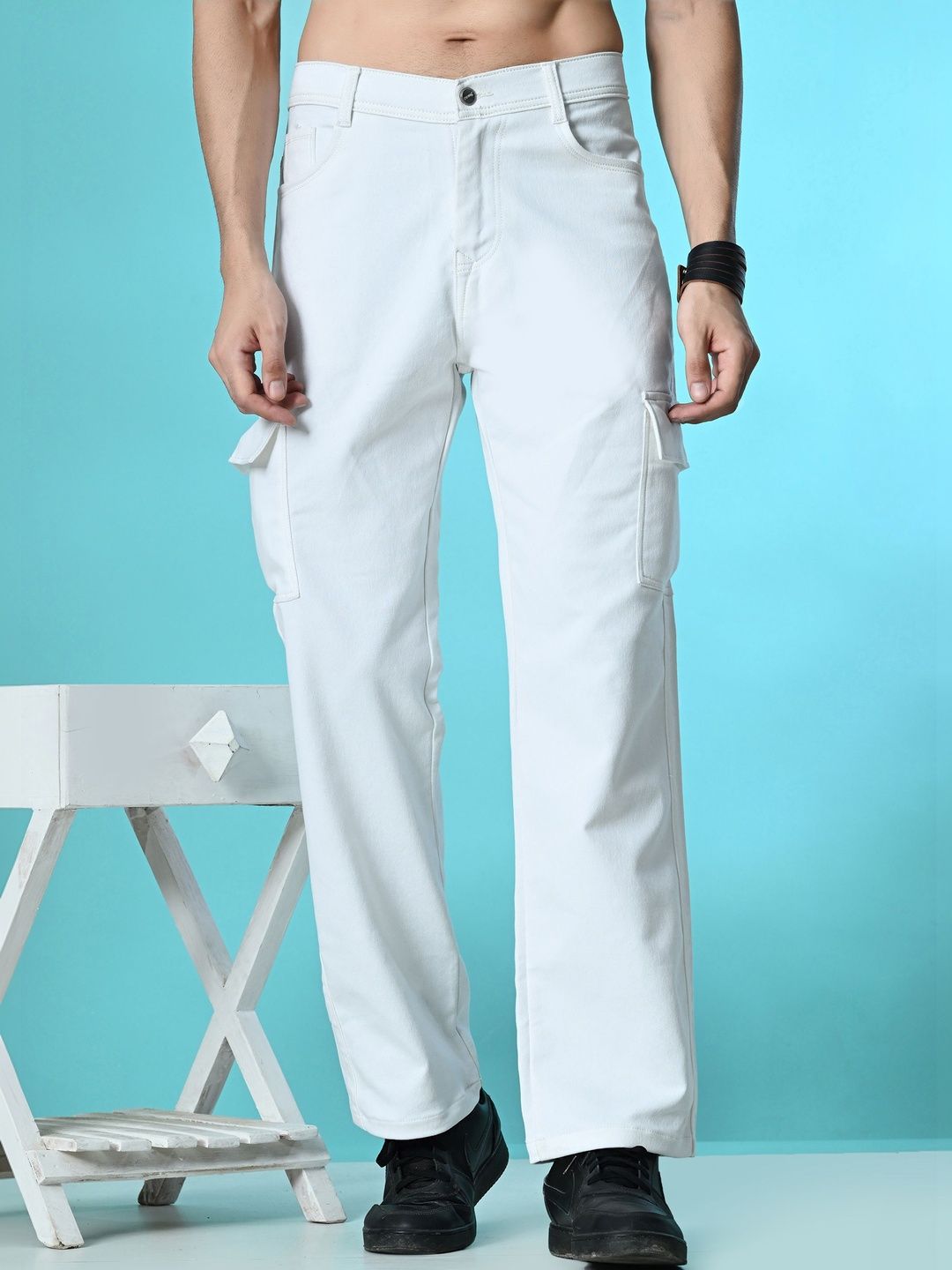 R.Code by The Roadster Life Co. Men Classic Regular Fit Mid-Rise Stretchable Jeans-picture-57