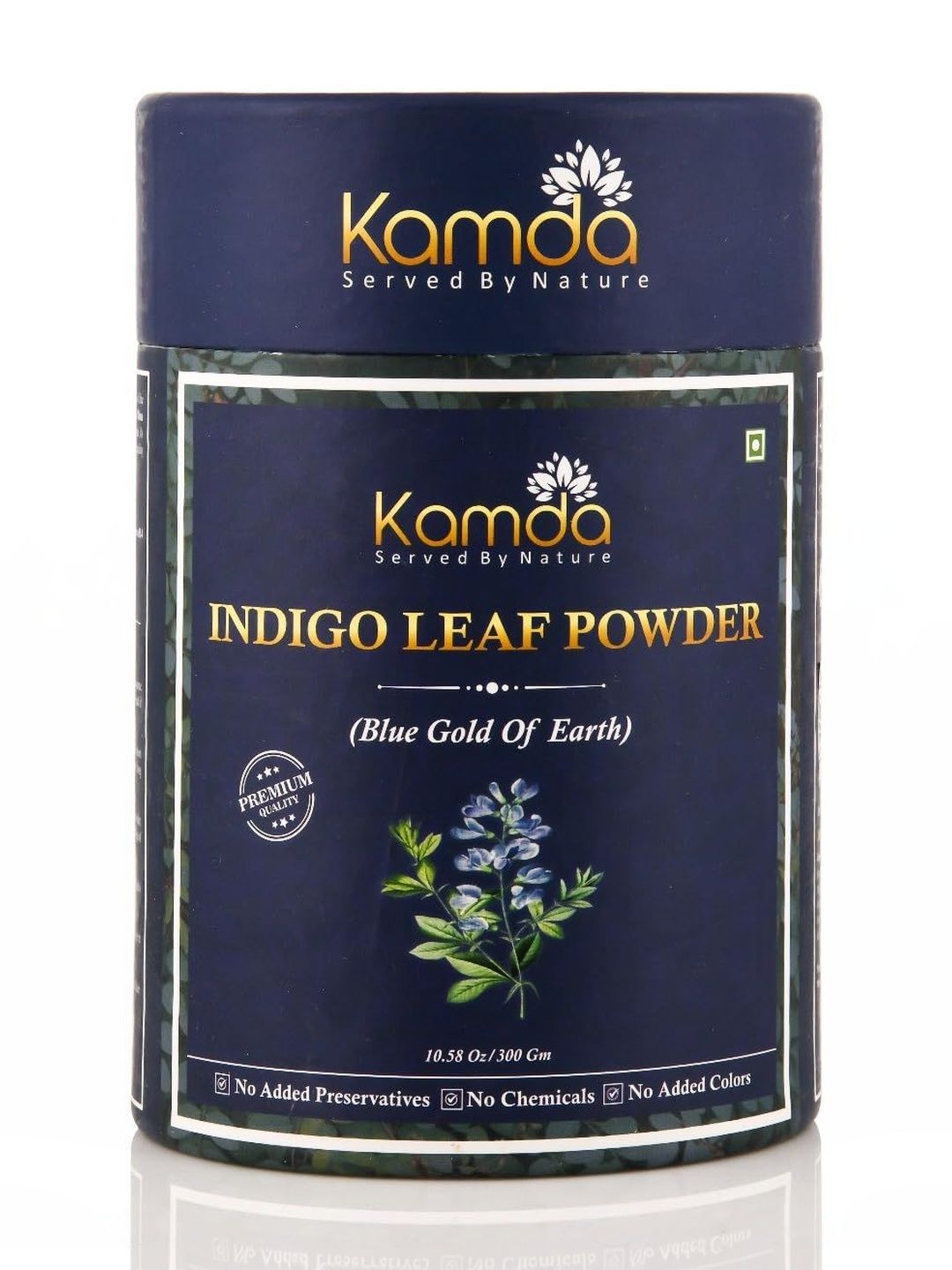 Kamda - Served By Nature Indigo Leaf Powder - Natural Black - 300 g-image-5
