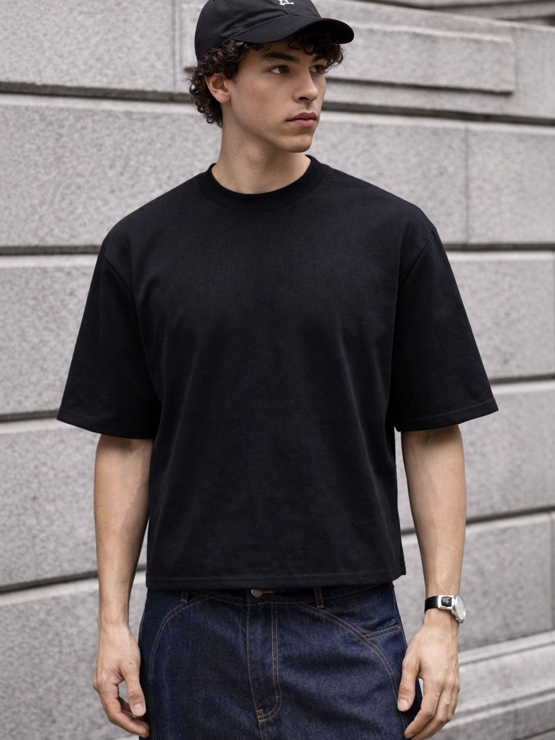 FTX Men Typography Printed Boxy T-shirt-picture-14