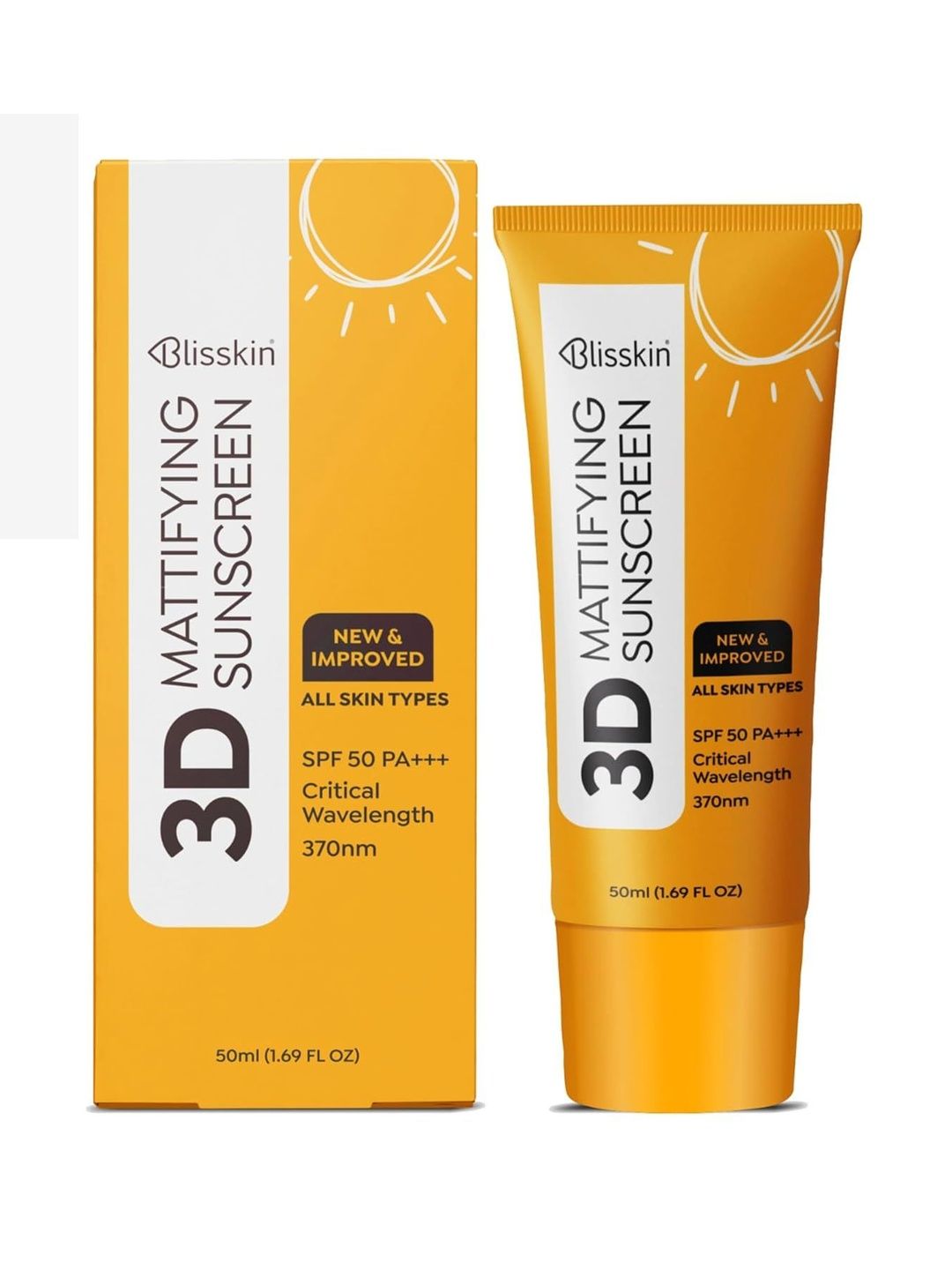 BLISSKIN Mattifying Sunscreen For Sun Protection And Shine Control - 50 ml-image-10
