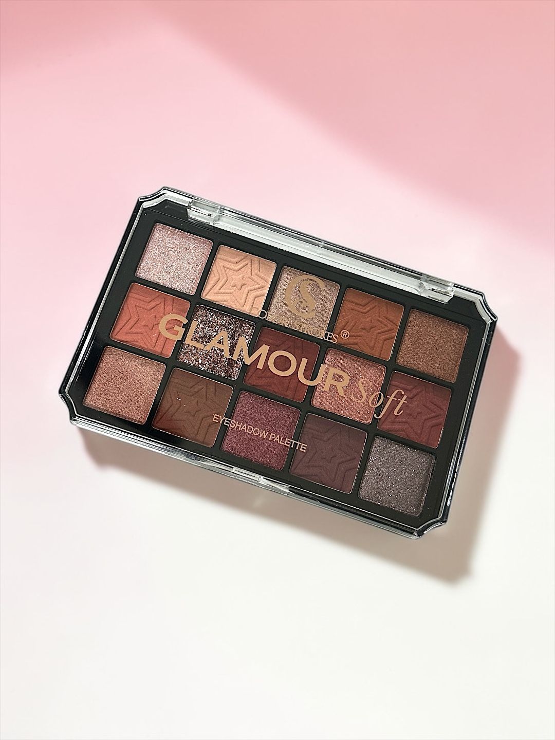 color strokes 15 Shades Rosy Glamour Soft Eyeshadow - Glamour-B-image-3