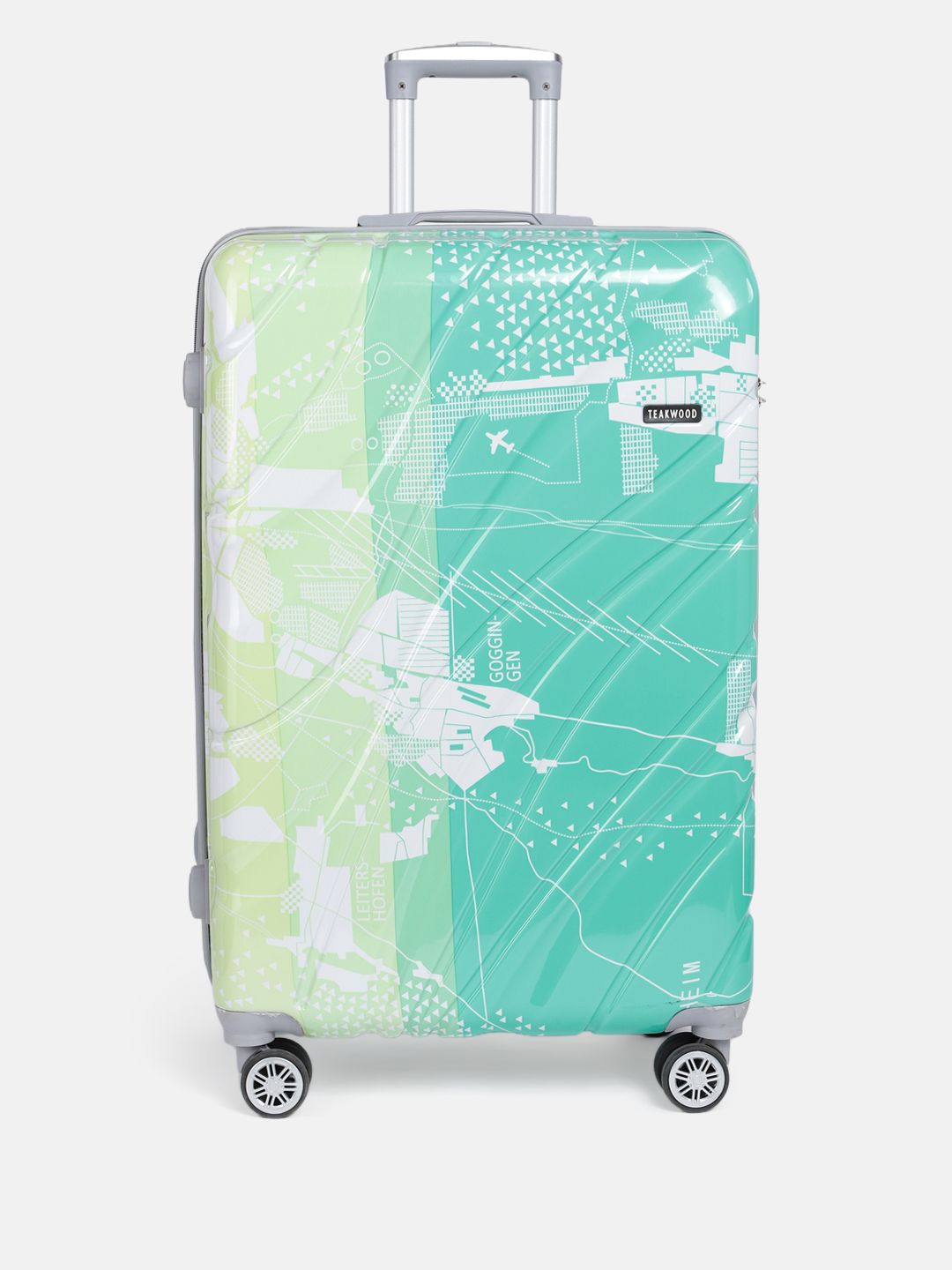 Teakwood Leathers World Printed Hard-Sided Large Trolley Bag - Volume 60 L-image-44