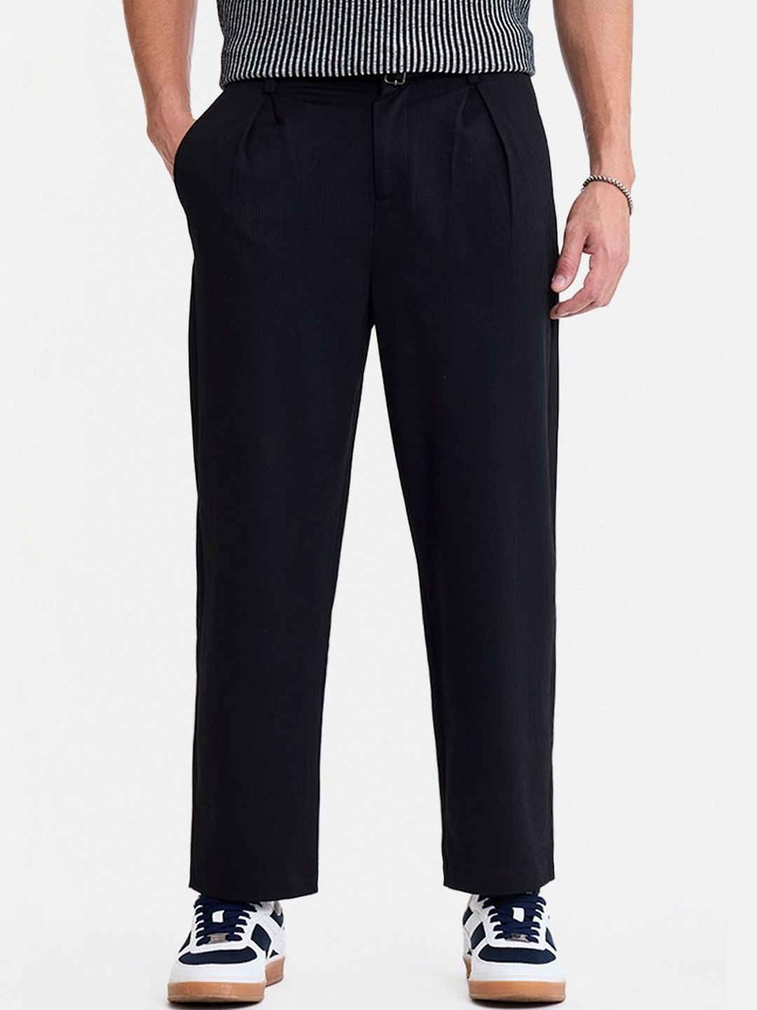 Snitch Men Pleated Trousers-picture-31