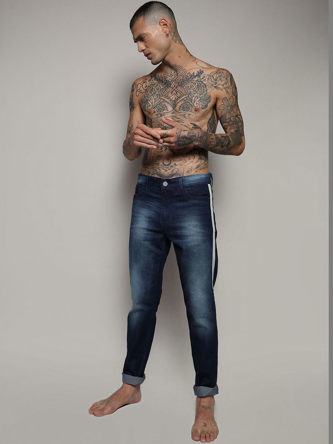cahoot Campus Sutra Men Comfort Regular Fit Mid-Rise Jeans-picture-36
