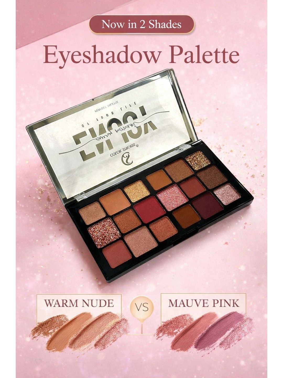 color strokes 18 Shades Mix Matte+Shimmery+Glitter Artistry Palette - Enjoy-A-picture-39
