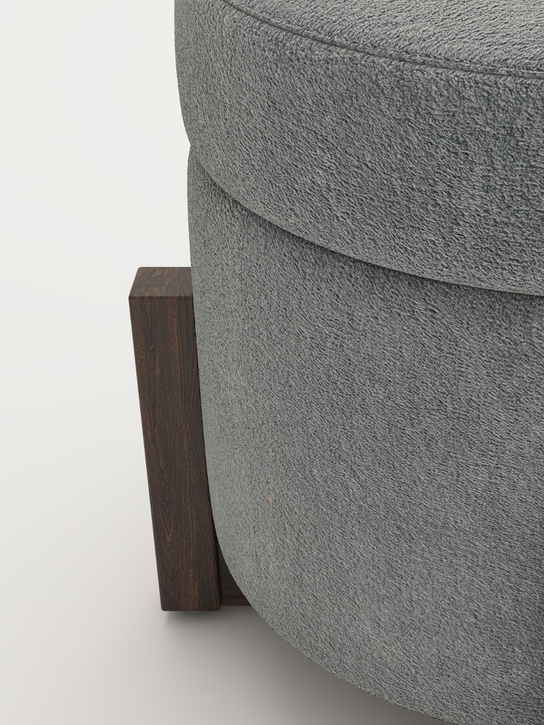 Horizontal Eight Grey Round Ottomans-picture-34