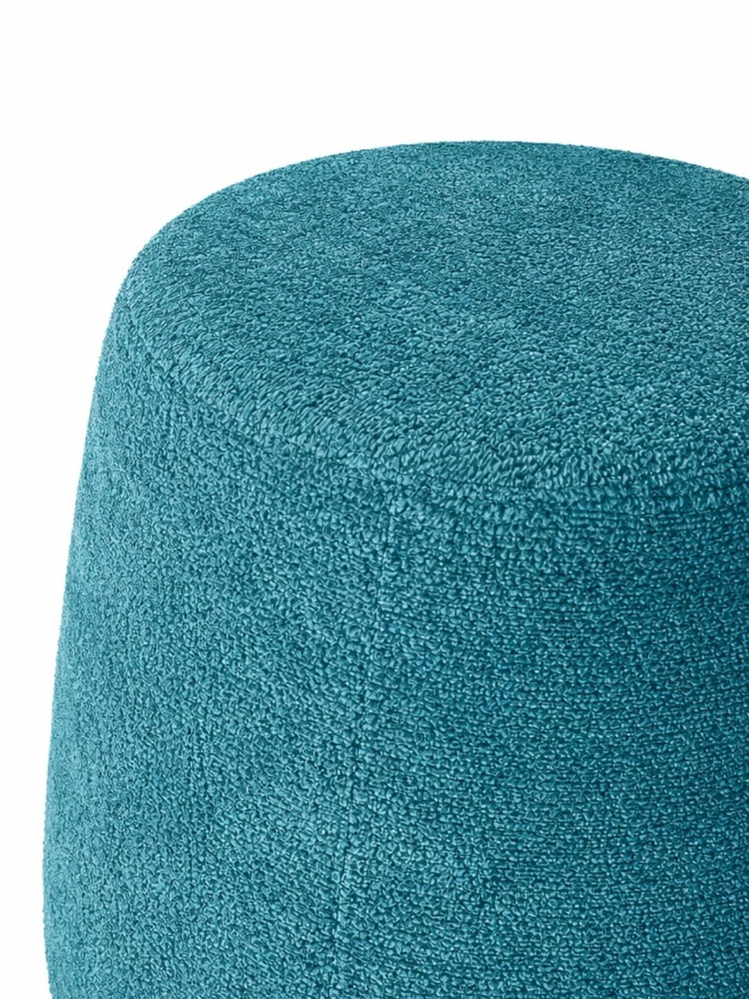 Horizontal Eight Blue Round Ottomans-picture-32