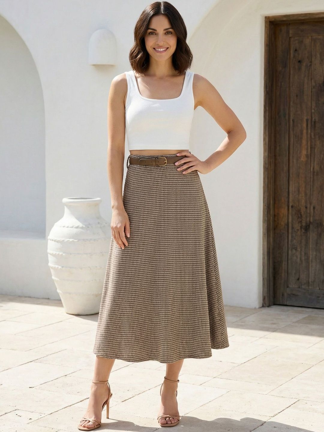 Zucchini Women Cotton Skirts-picture-44