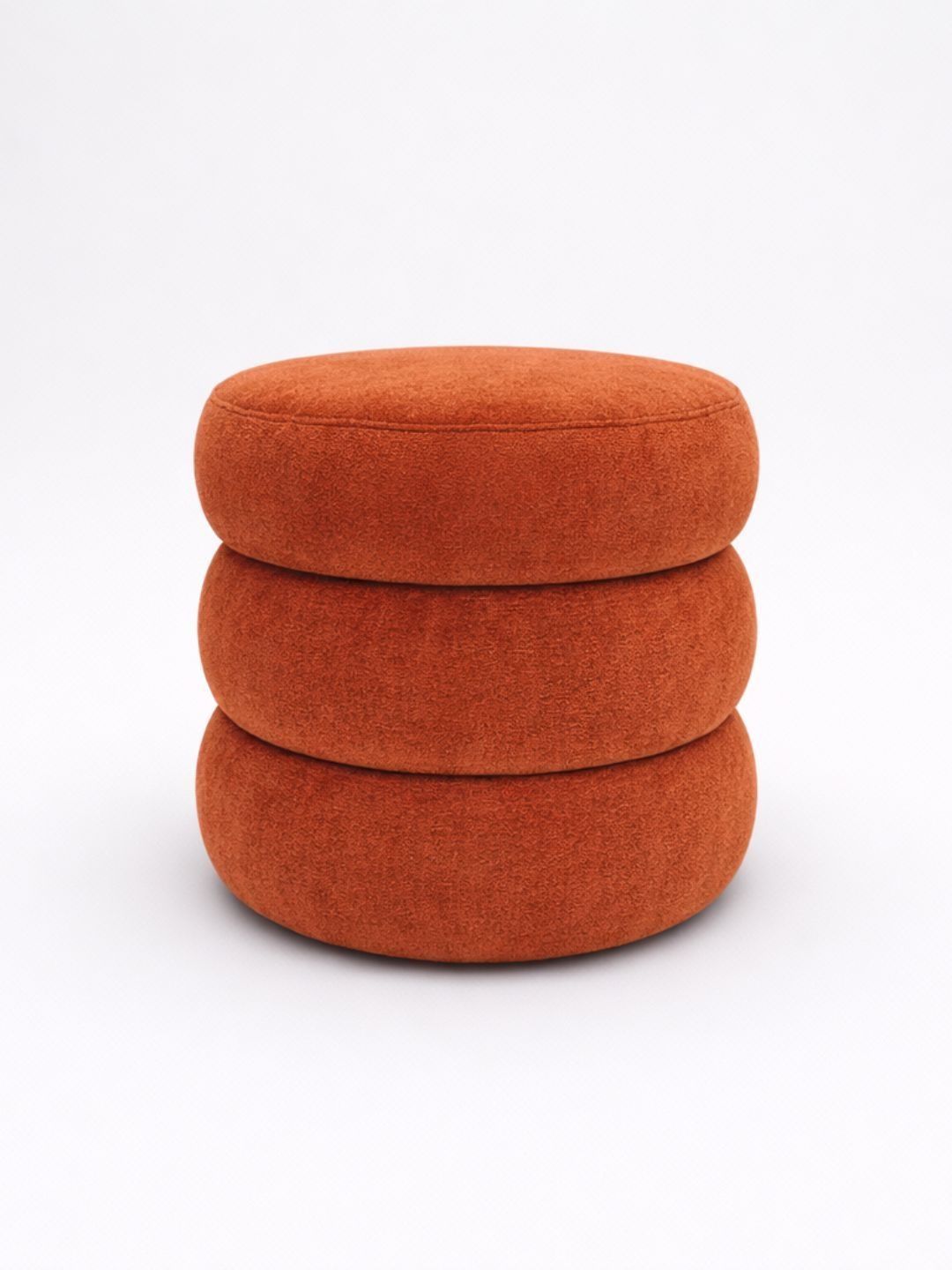 Horizontal Eight Brown Round Ottomans-picture-26