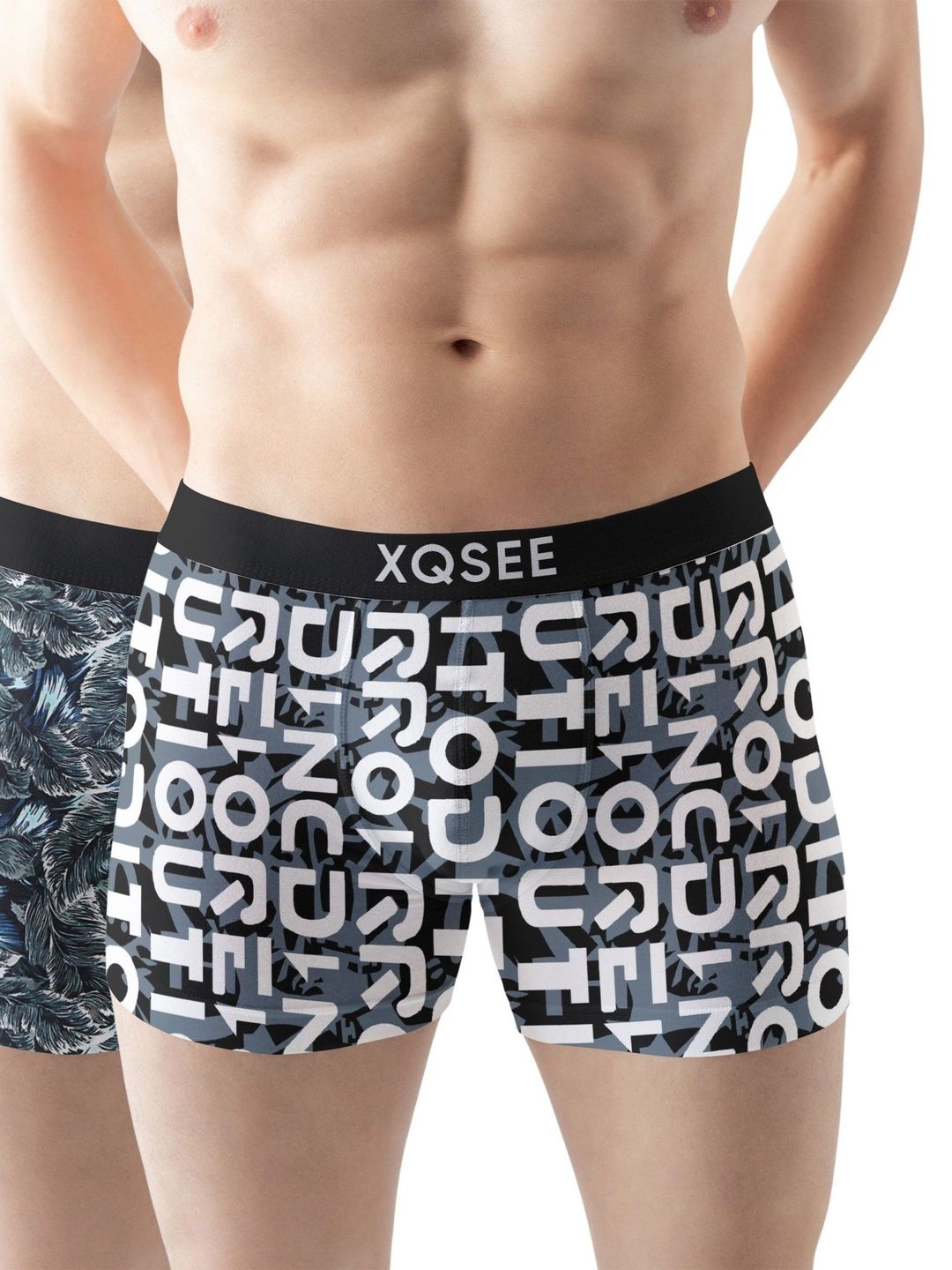 PTVIZE Pack Of 2 Printed Shorts Trunks-picture-29