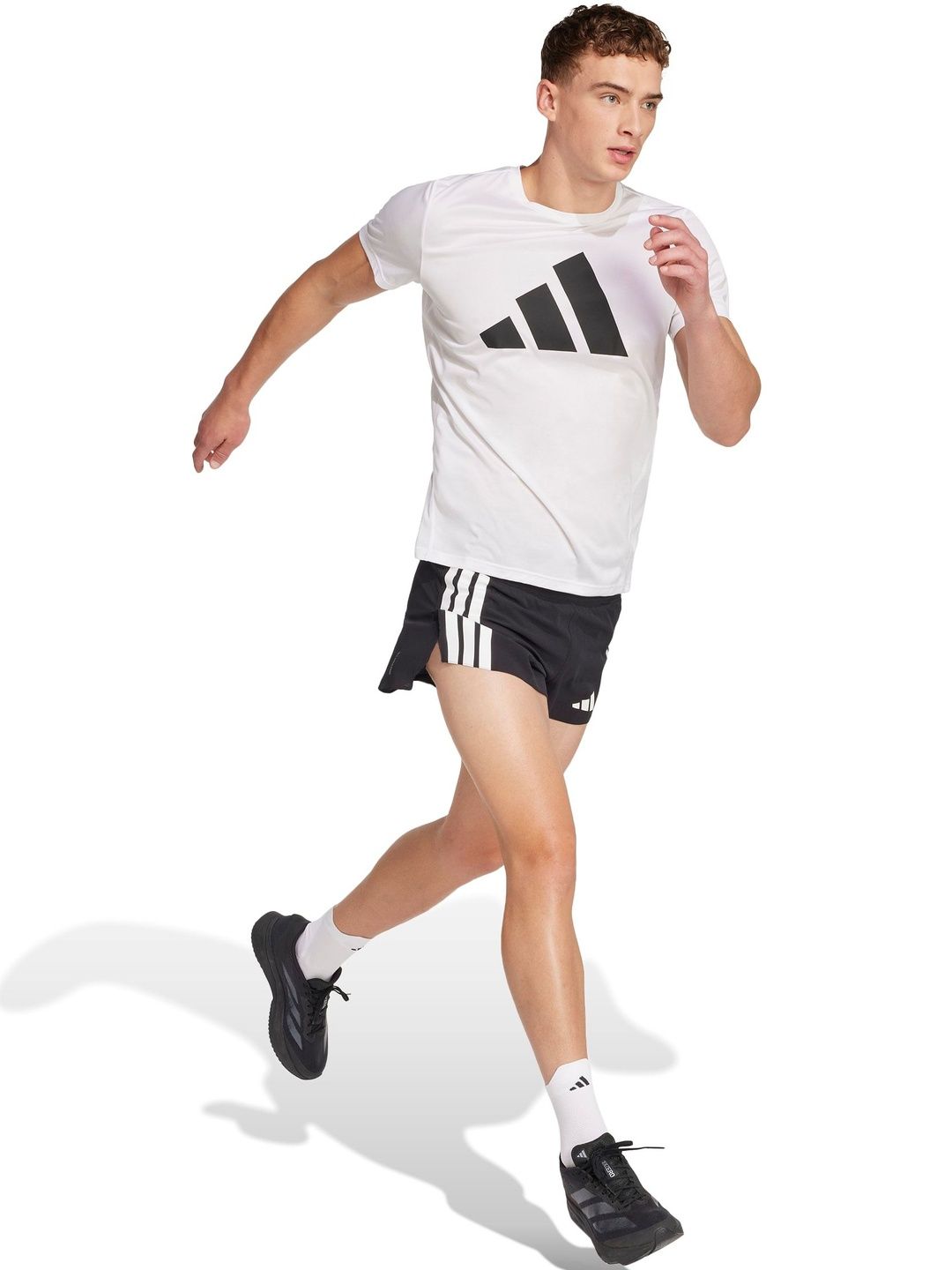 ADIDAS Adizero Gel Men Slim Fit Above Knee Sports Shorts-image-4