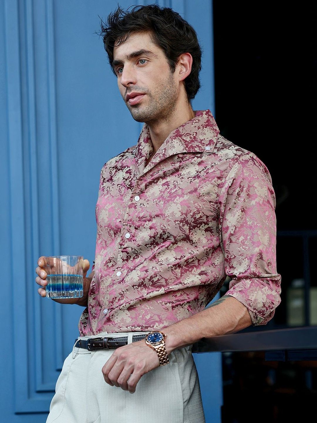 CAHOOT Men Floral Party Shirt-image-36