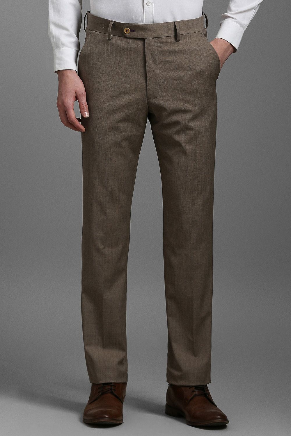 Luxure by Louis Philippe Men Slim Fit Trousers-picture-16