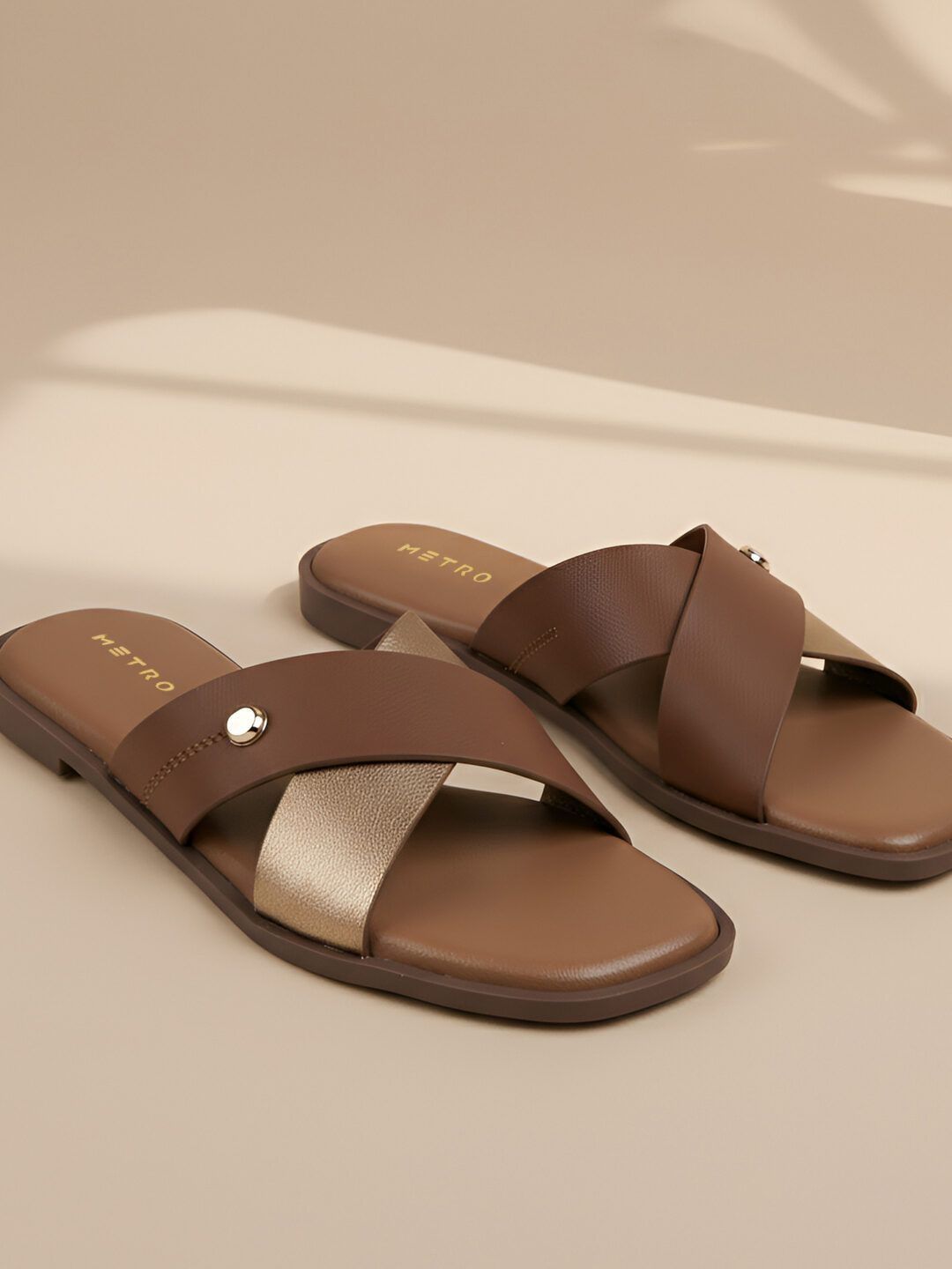 Metro Women Gladiators Flats-image-32