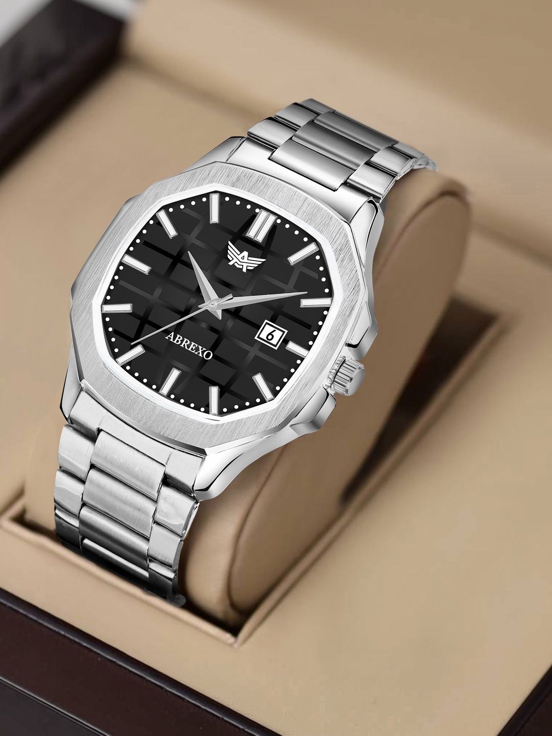 Abrexo Men Dial & Stainless Steel Straps Watch Abx3449-picture-12