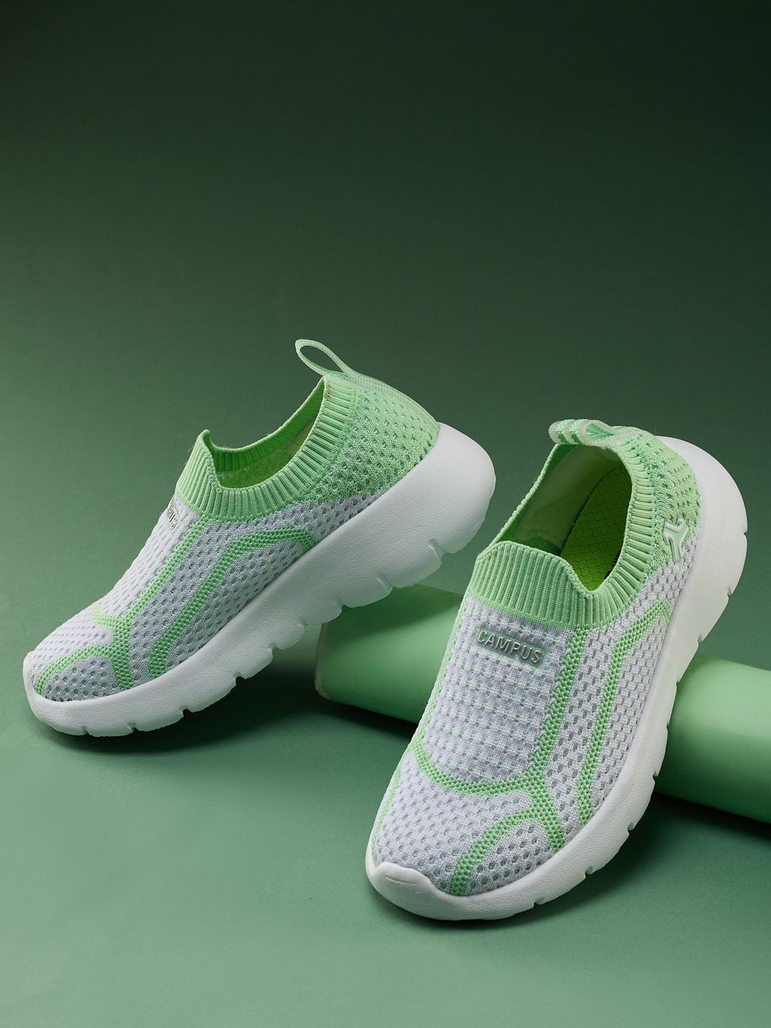 Campus Unisex Kids Mesh Walking Non-Marking Shoes-picture-17