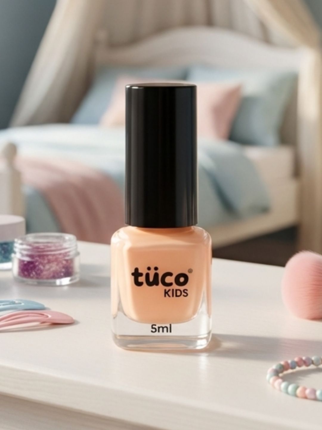 Tuco Kids Water-Based Peel-Off Nail Color - Orange- 5 ml-picture-18