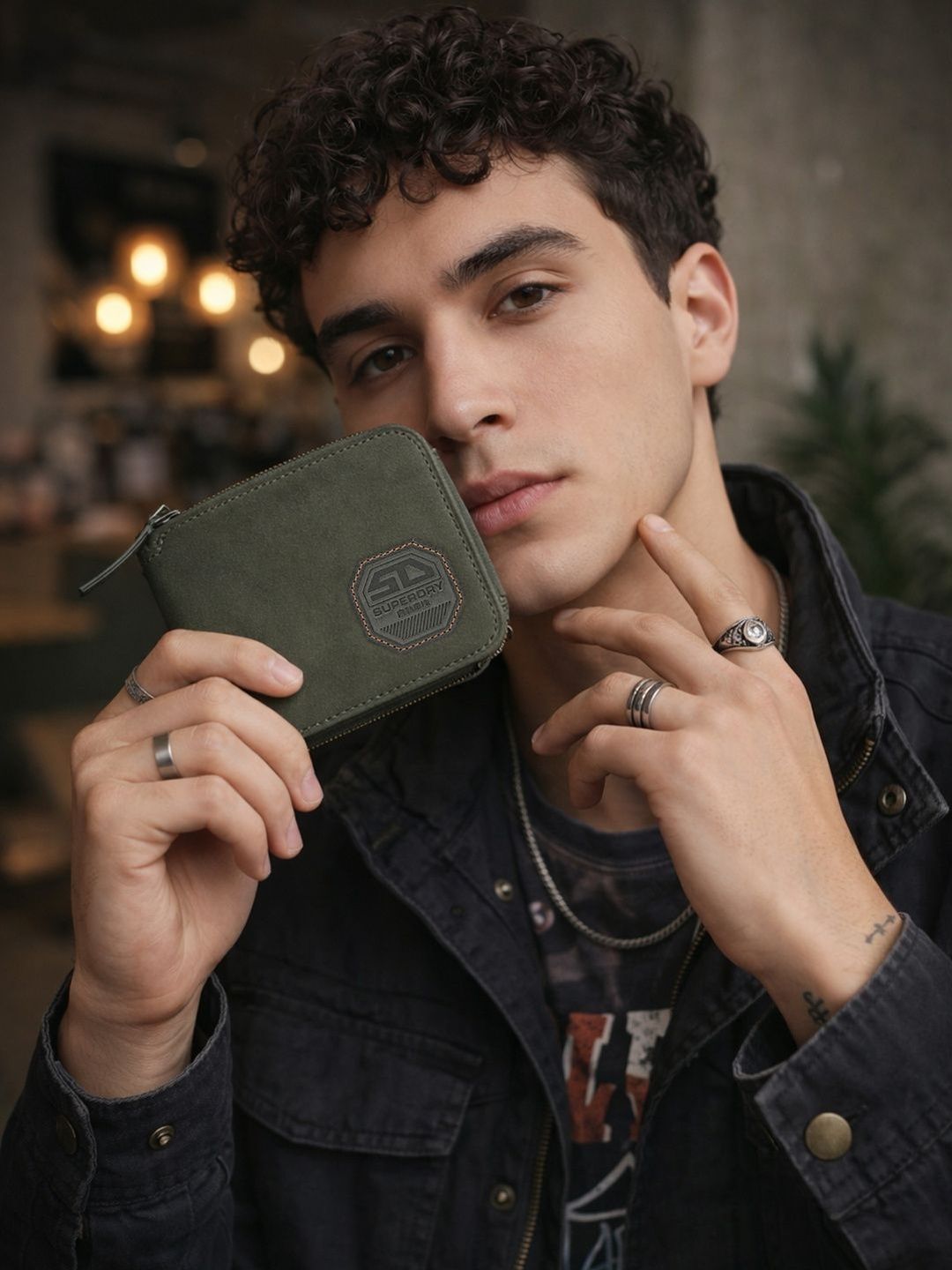 Superdry Men Leather Two Fold Wallet-image-29