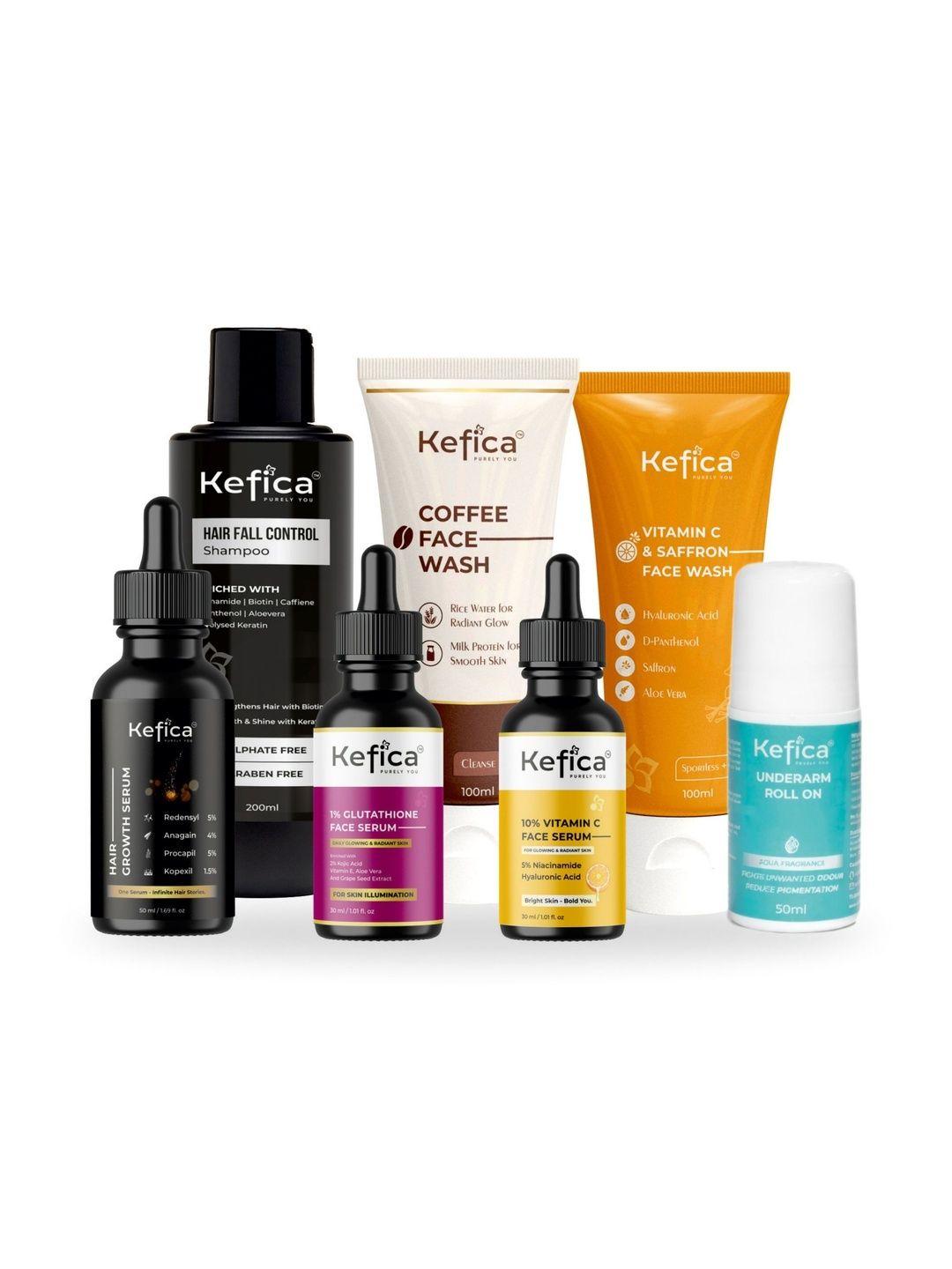 KEFICA Set Of 7Pc Bath & Body Gift Set-image-42