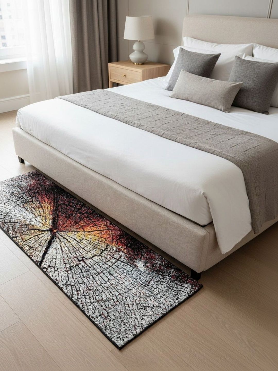 Themes Furnishings & Decor Multicoloured Abstract Polypropylene Carpet-picture-13
