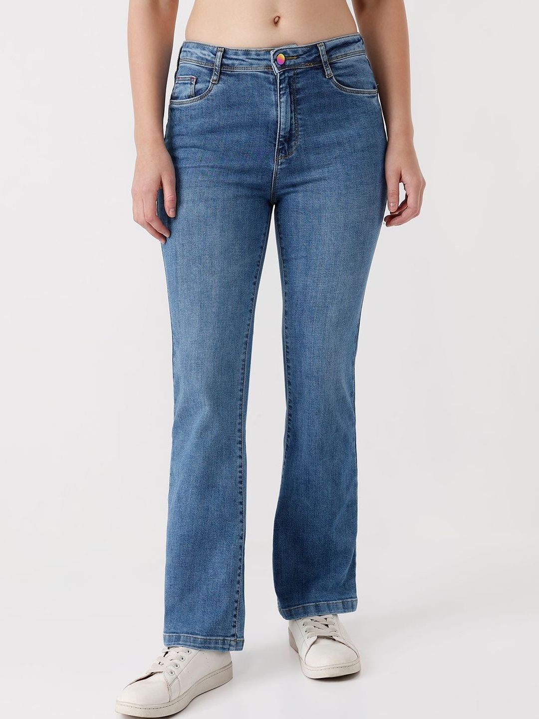 Kraus Jeans Women Flared High-Rise Jeans-image-46