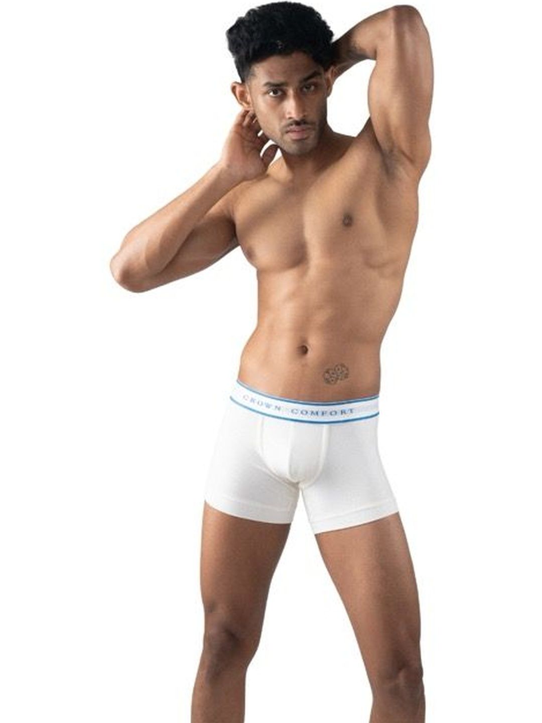 CROWN COMFORT Pack of 12 Modal Solid Trunks-picture-34