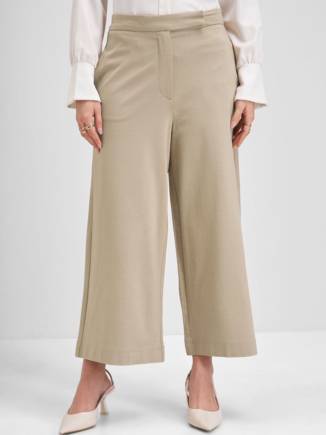 Tokyo Talkies Women Loose Fit Trousers-picture-43