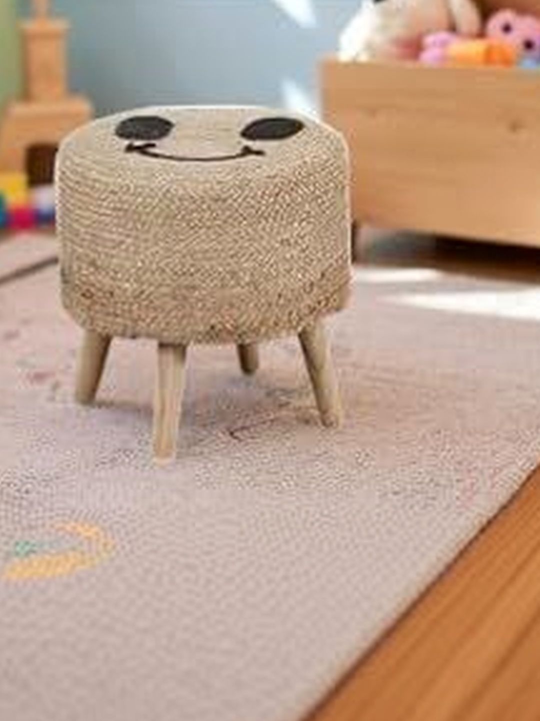 Shadowkart Beige Round Ottomans-picture-39