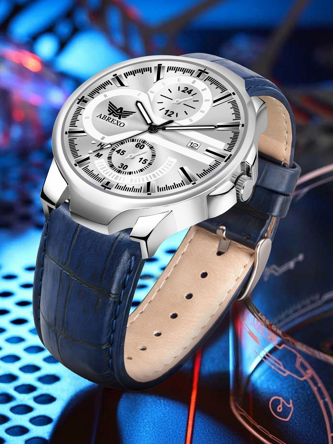 Abrexo Men Dial & Straps Watch Abx3427-image-41